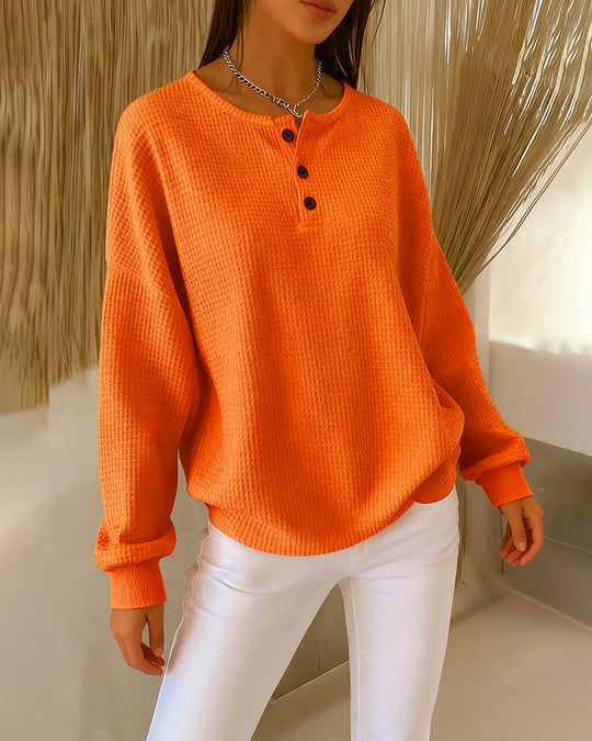 EB | Lässig Langarm Sweatshirt In Uni