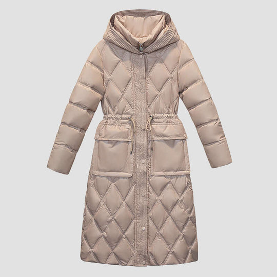 EB | Damen gepolsterte Kapuzen Winterjacke