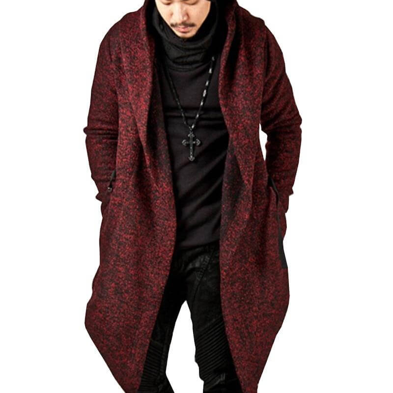 EB | Herren Kapuzenjacke mit unregelmäßigem Saum