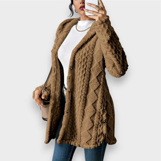 EB | Plüsch-Hoodie-Cardigan-Pullover