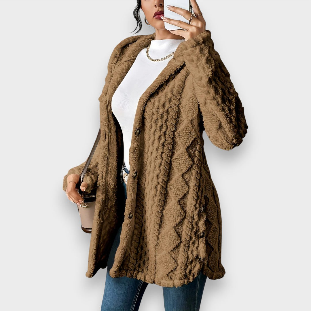 EB | Cozy Plush Kapuzencardigan Pullover