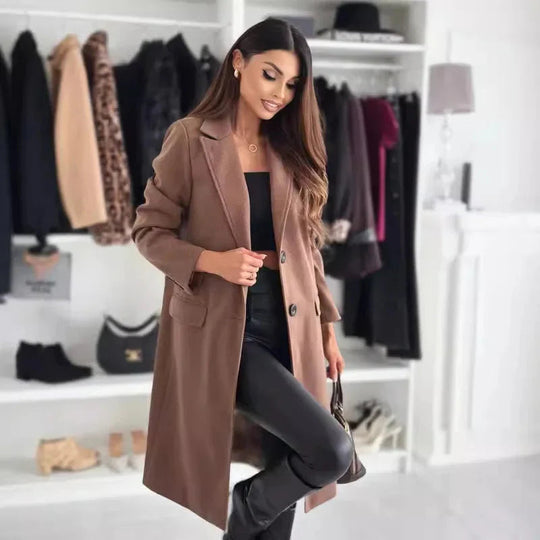 EB | Langer Wintermantel für Damen