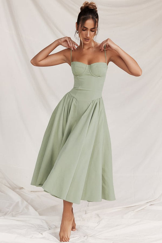 EB | Midikleid In Korsettform