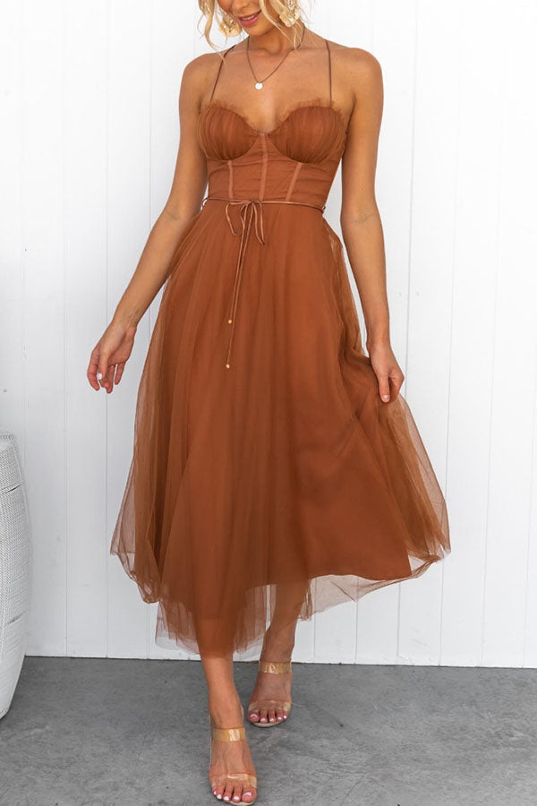 EB - Modernes prinses chiffon Kleid