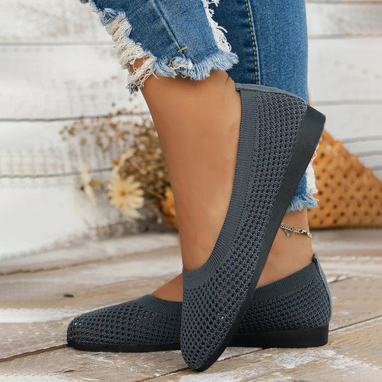 Lässige Atmungsaktive Flache Schuhe EB