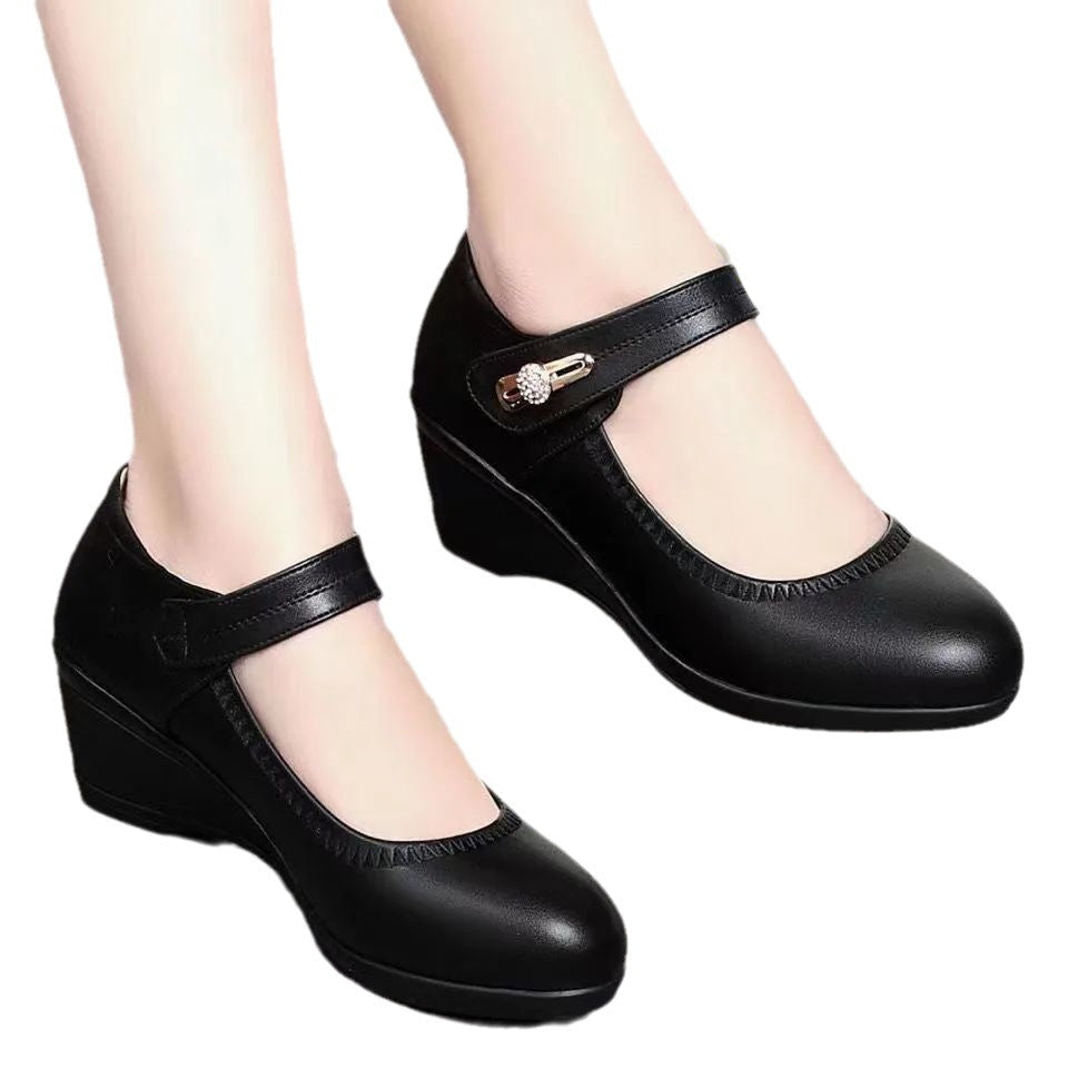 Elegante Weiche Lederschuhe mit Absatz EB EB