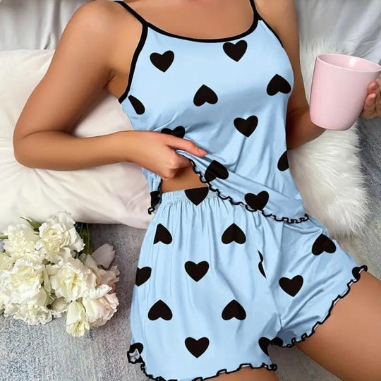 EB | Hosenträgerweste Shorts Loungewear Set