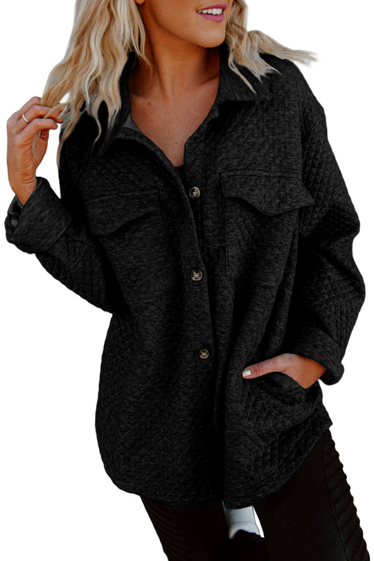 EB | Leichtgewicht Gesteppte Hemdjacke Polyester Komfort und Stil