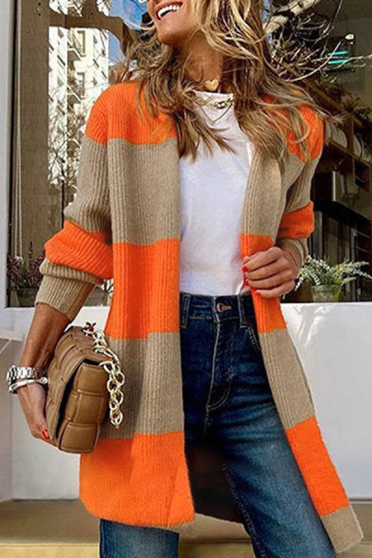 EB | Farbblock Strickjacke