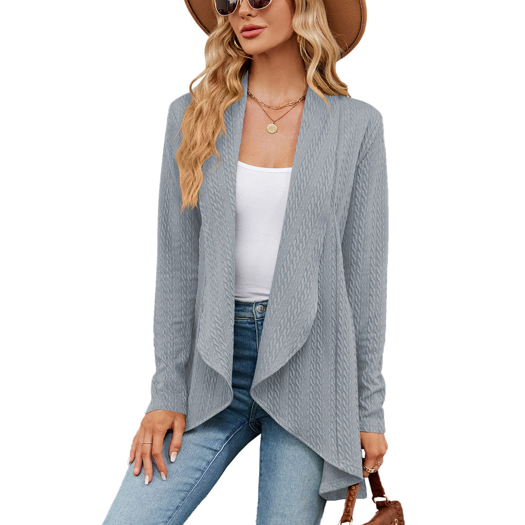 EB | Langärmelige Jacke für Damen in Uni Farbe