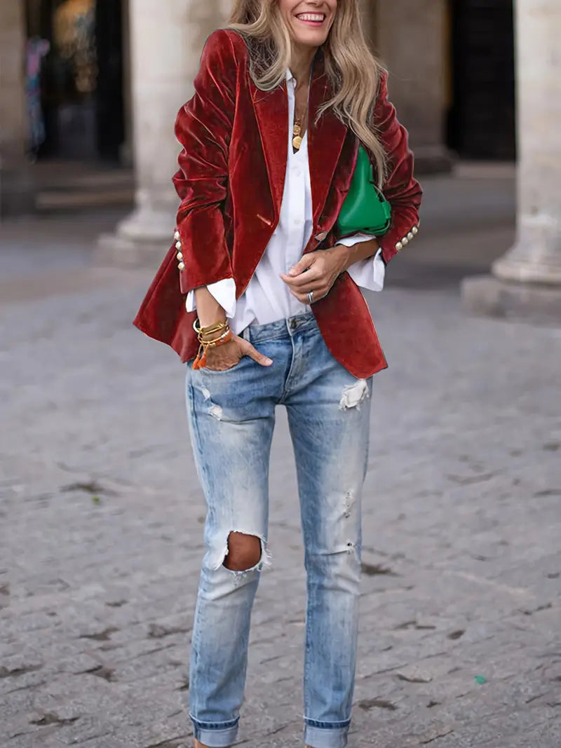 EB | Elegante Samtjacke