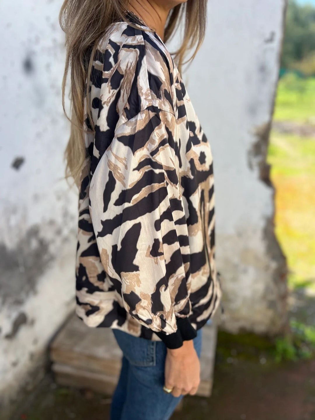 EB | Damen-Bomberjacke mit Print