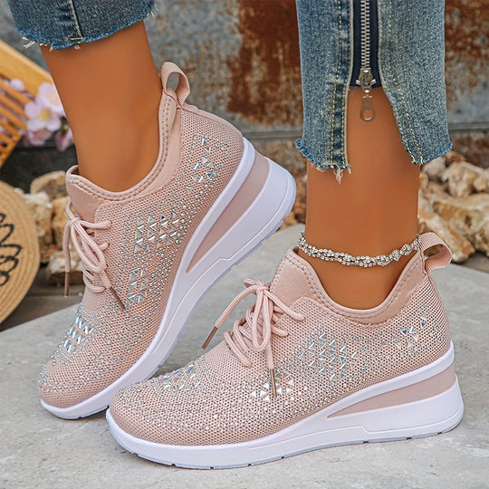 Elegante Sneakers mit Strasssteinen EB EB