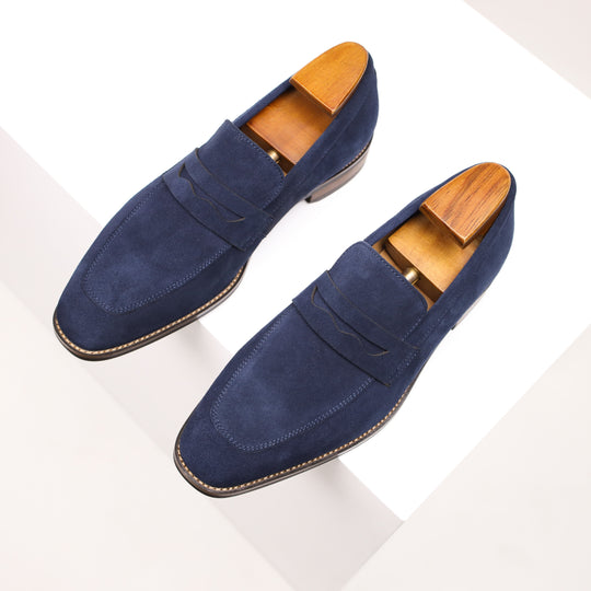 EB | Slip On Leder Penny Loafers Herrenschuhe
