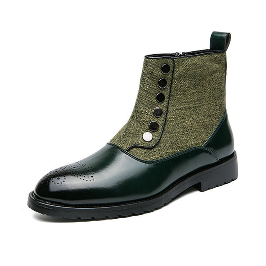 Elegante Herrenstiefel aus hochwertigem Leder EB