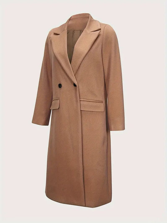 EB | Langer Mantel Klassischer Zeitloser Stil Ideal für den Winter
