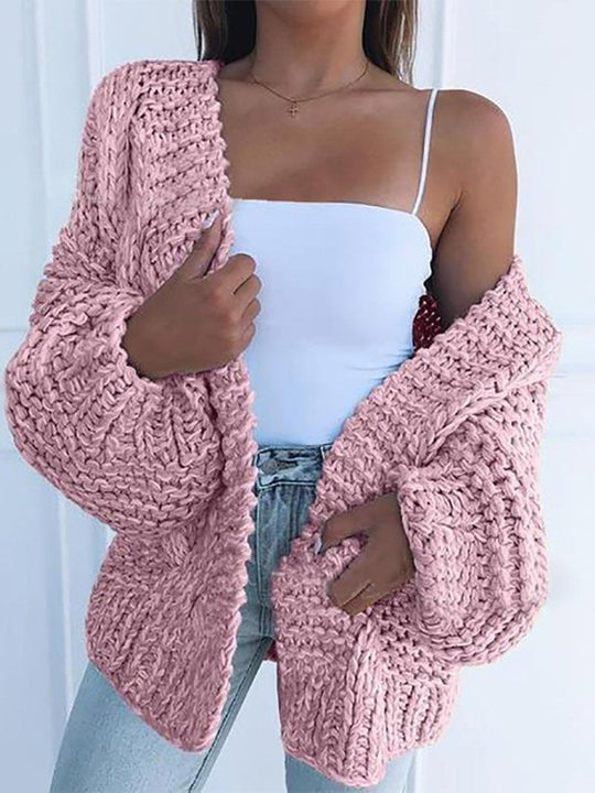 EB | Chunky Strickcardigan Weich und Warm Trendiger Komfort