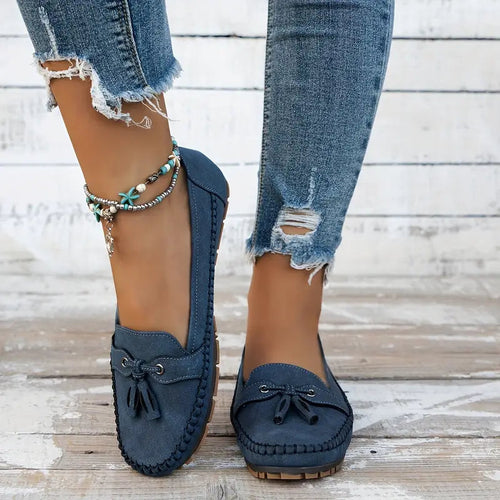 EB | Klassische Wild Loafer mit Quastendetail für Damen