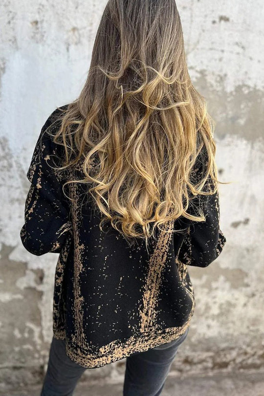 EB | Revers Metall Schnalle Lässige Lockere Jacke