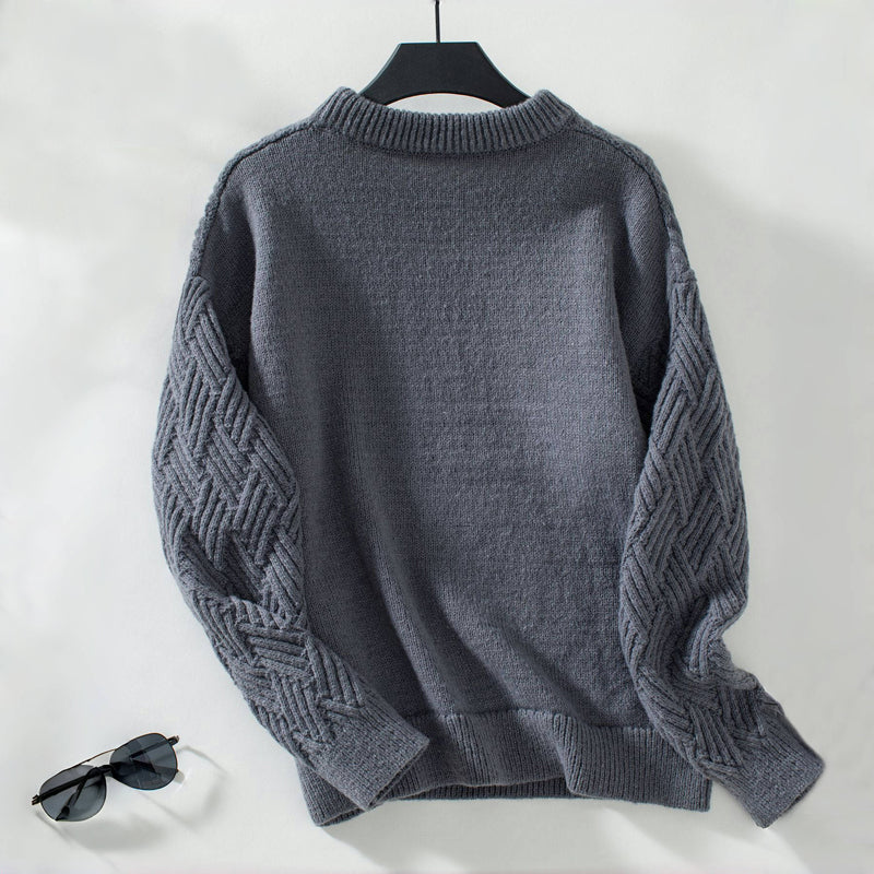 EB | Einfarbiger Pullover Mit Weichem Stoff