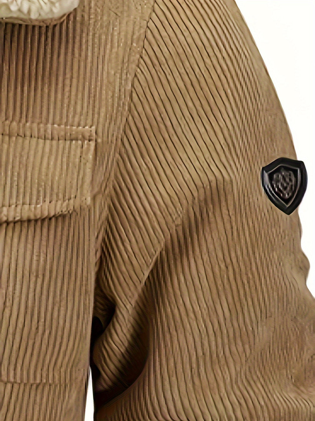 EB | Warmen Jacke mit Cord und Fleecefutter Cordura und Polyester Robuste und Bequeme