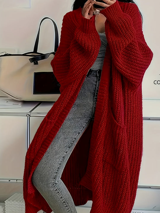 EB | Gemütlicher Strickcardigan mit Gürtel für Frauen