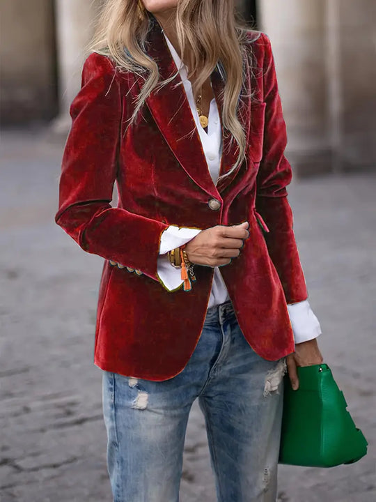 EB | Elegante Samtjacke