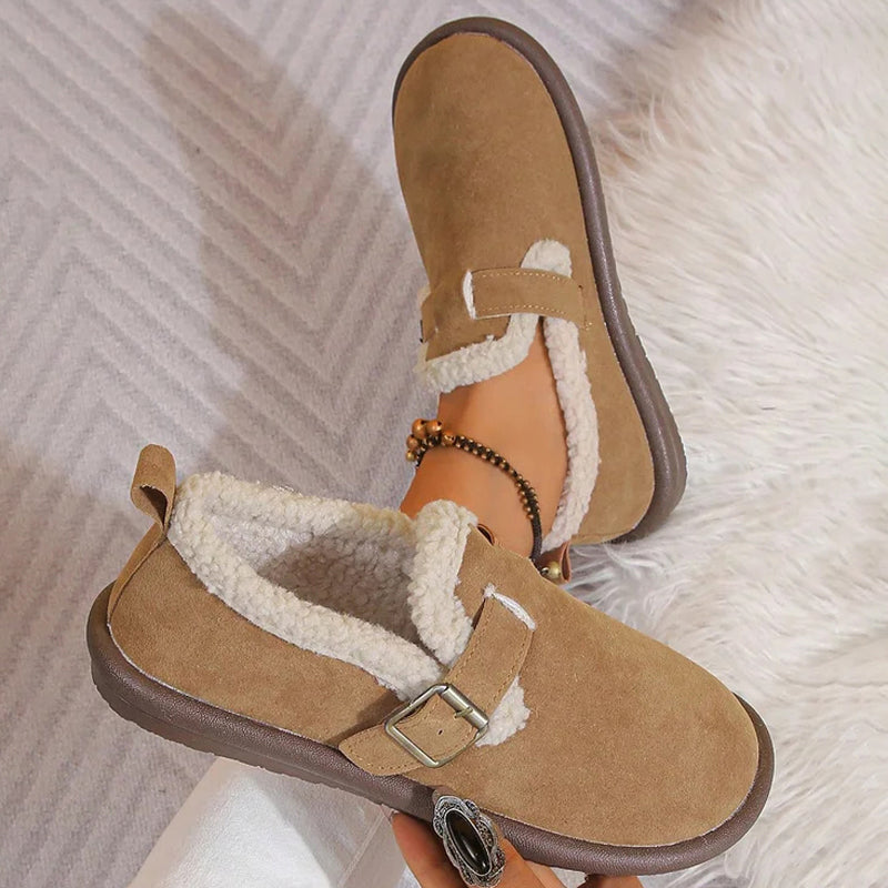 Warme und bequeme flache Schuhe EB