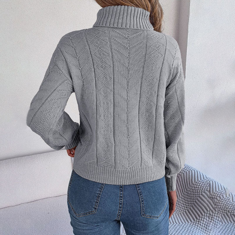 EB | Schlichter Strickpullover Für Damenmode