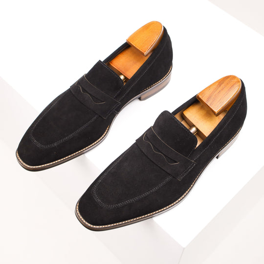 EB | Slip On Leder Penny Loafers Herrenschuhe