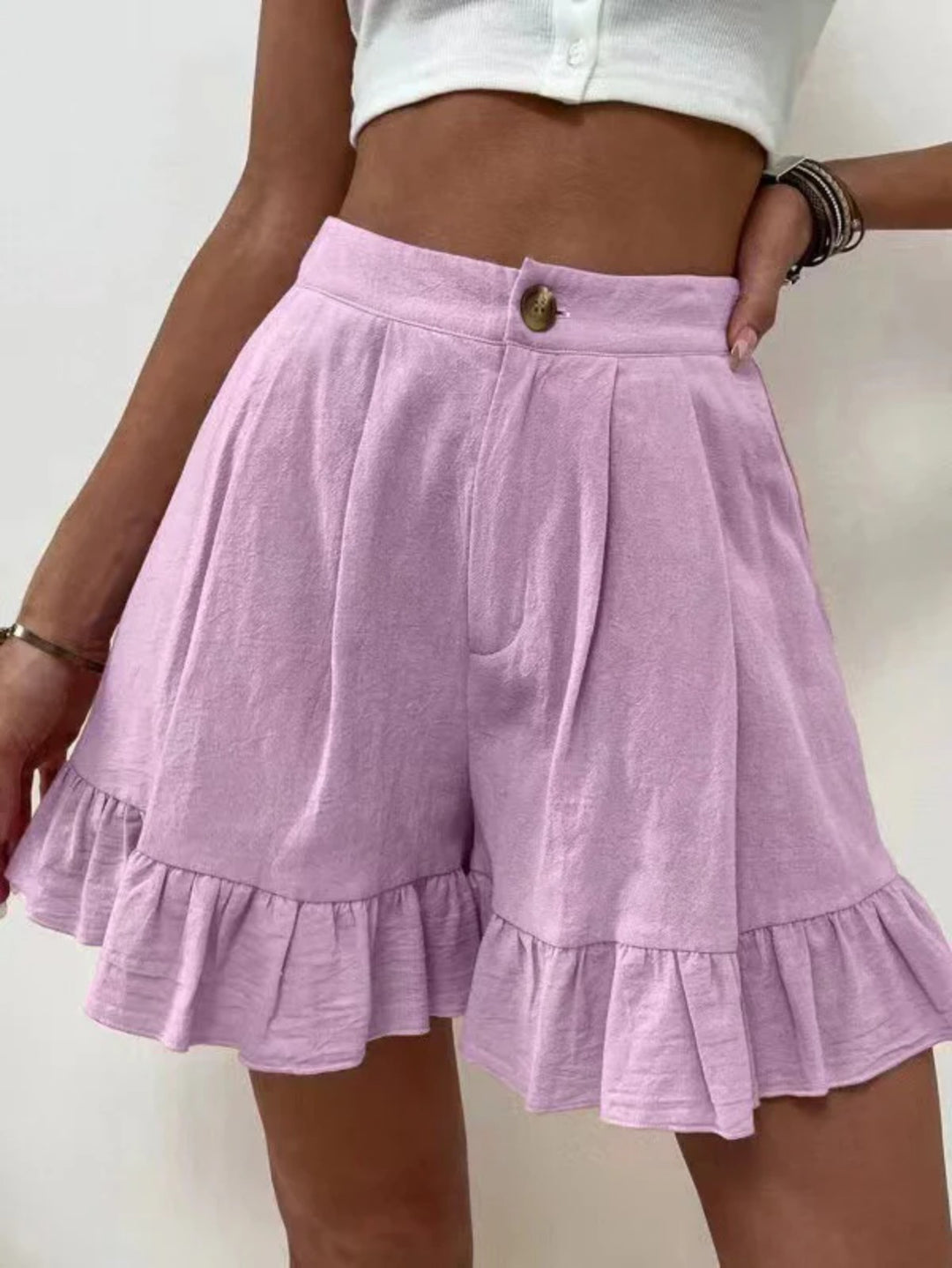 EB | Lässige Shorts mit weitem Bein