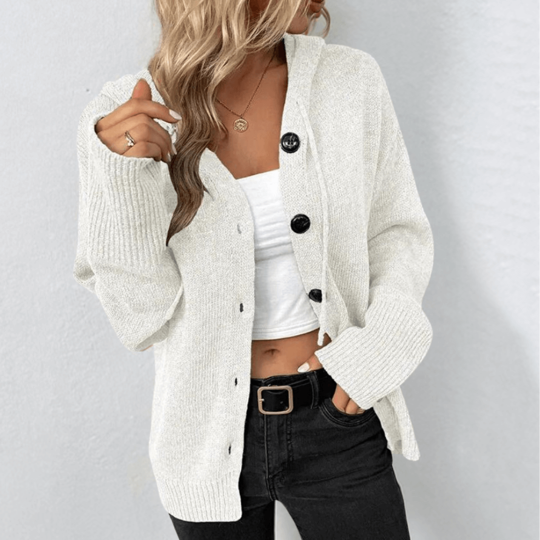 EB | Strick-Cardigan mit Knöpfen für Damen