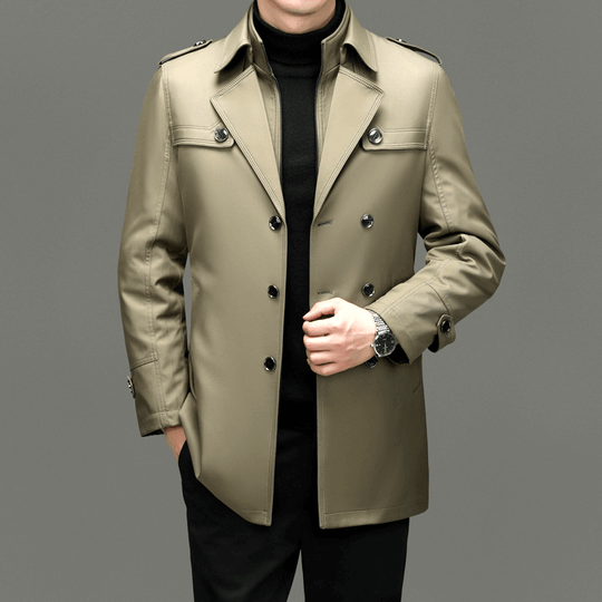 EB | Herren Doppelreiher Trenchcoat