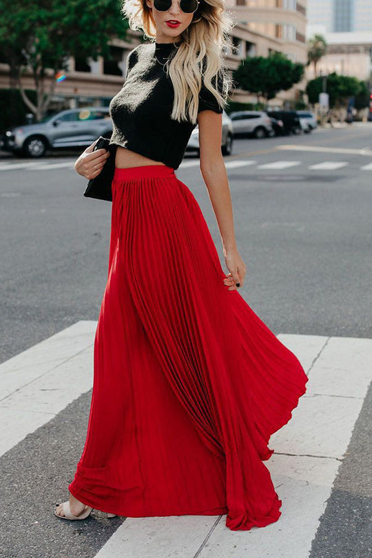 EB | Für Eternity Plissierter Maxi Rock