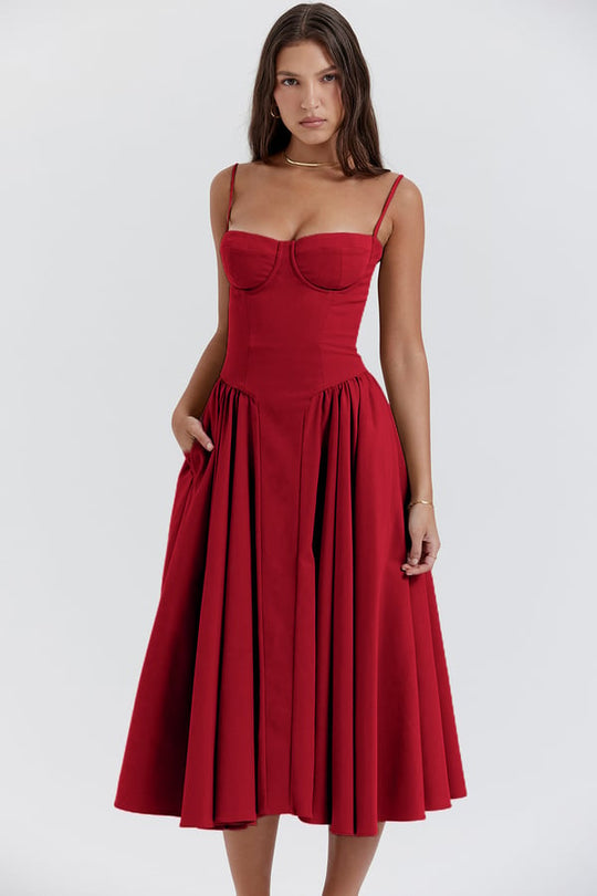 EB | Midikleid In Korsettform