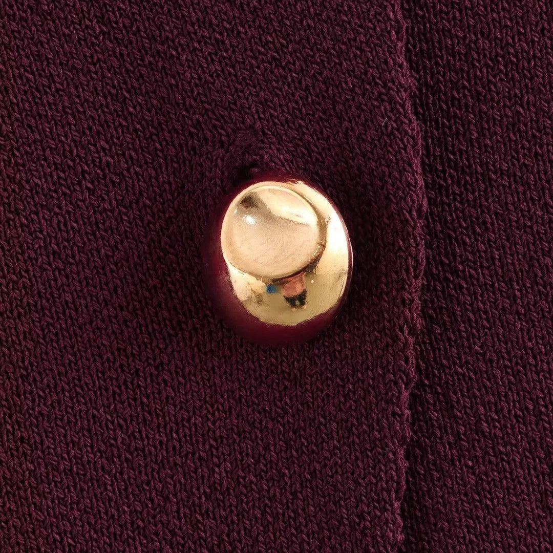 EB | Einfacher, figurschmeichelnder Strickcardigan für Frauen