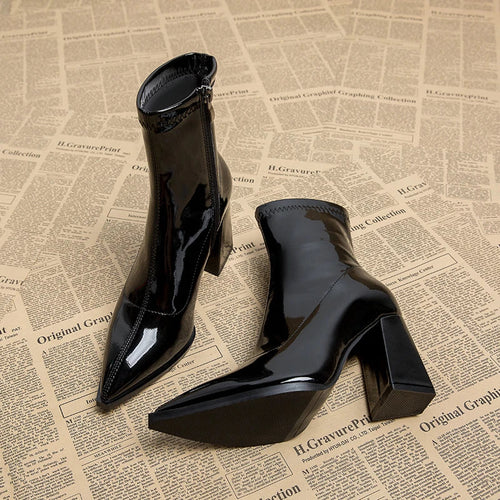 EB |  Damen-Stiefeletten mit hohem Absatz