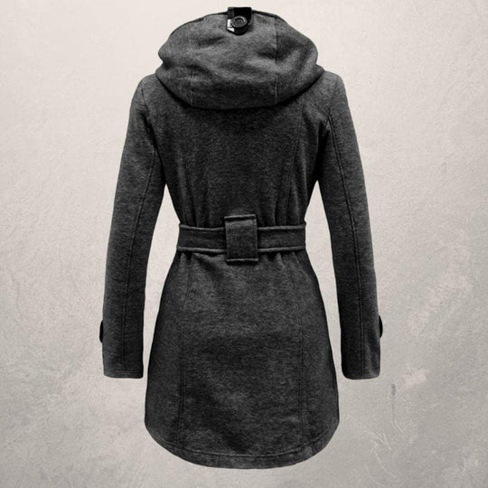 EB | Warme Winter Mantel - Taillengürtel