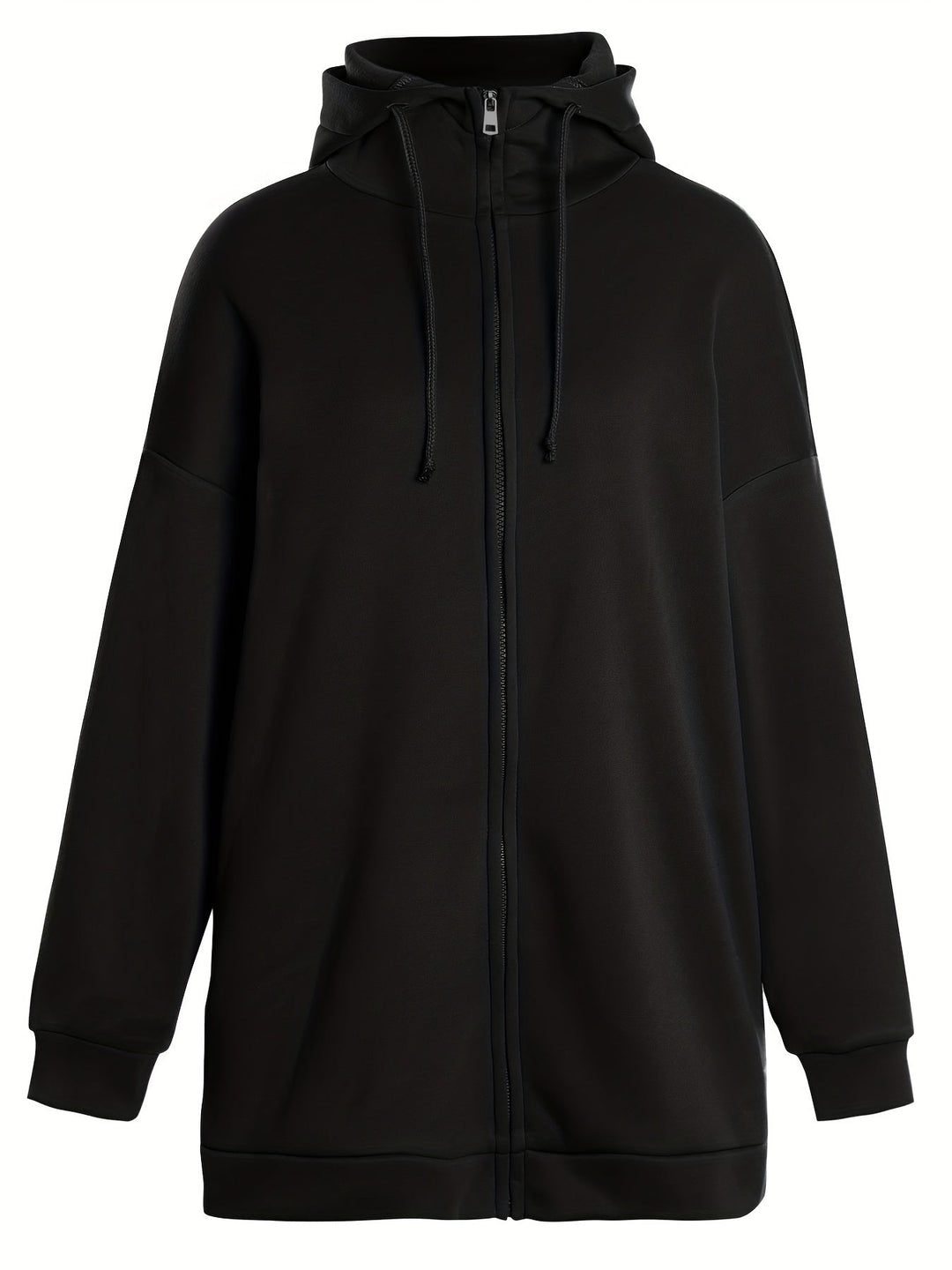 EB | Comfort - Extrem Bequemer Langer Zip-Up-Plüsch-Hoodie mit Kapuze für Damen