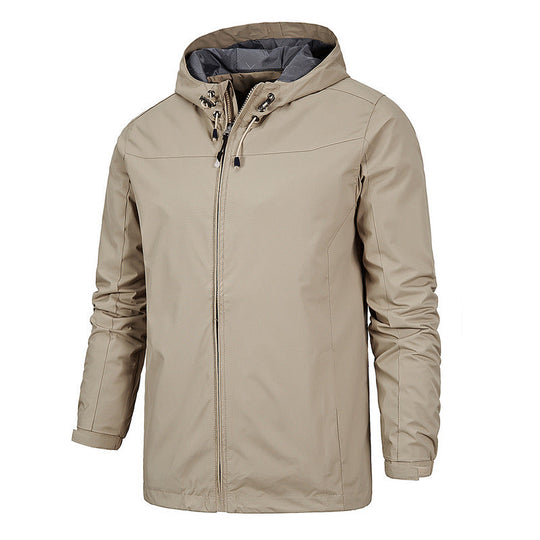 EB | Wasser- und winddichte Jacke mit Kapuze