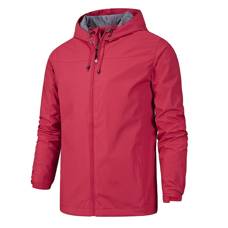 EB | Wasser- und winddichte Jacke mit Kapuze