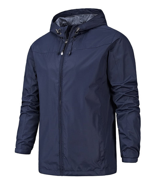 EB | Wasser- und winddichte Jacke mit Kapuze