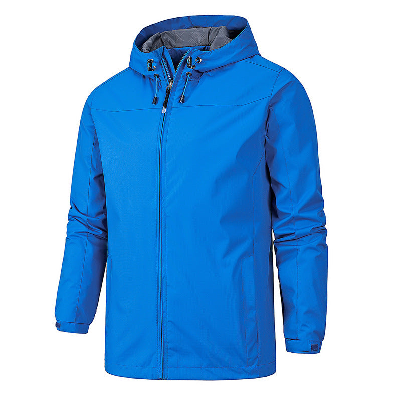 EB | Wasser- und winddichte Jacke mit Kapuze
