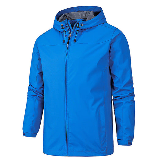 EB | Wasser- und winddichte Jacke mit Kapuze