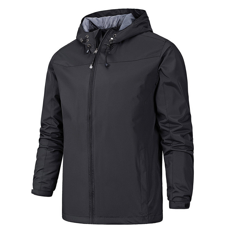 EB | Wasser- und winddichte Jacke mit Kapuze