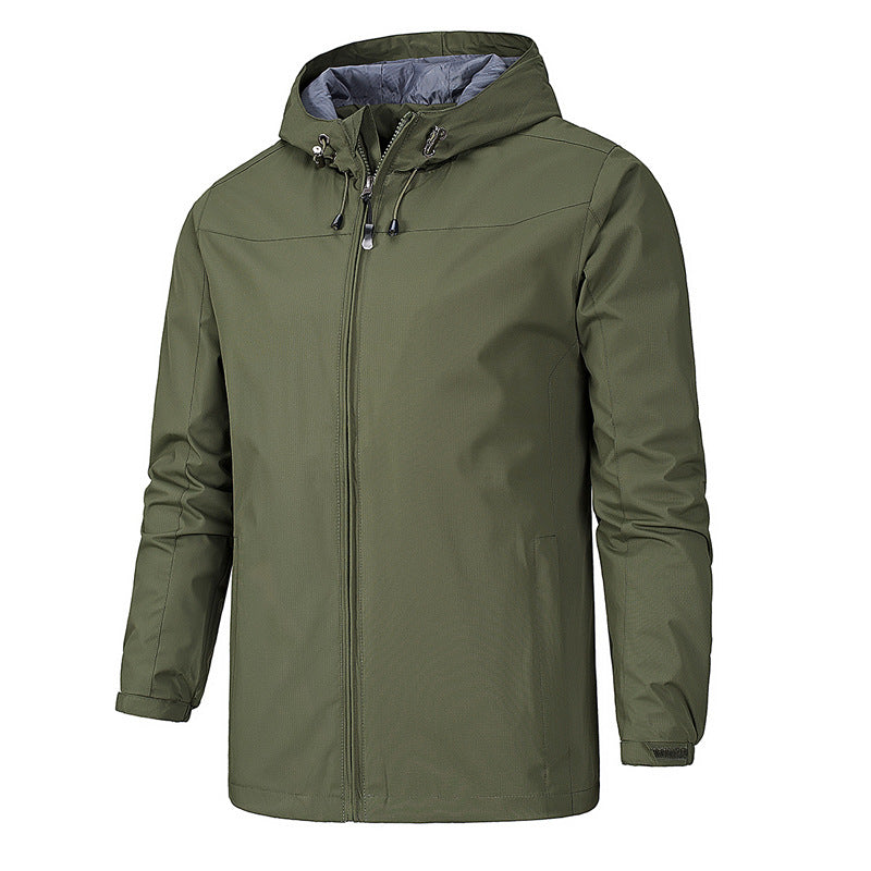 EB | Wasser- und winddichte Jacke mit Kapuze
