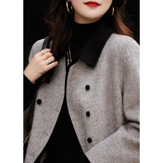 EB | Stylischer Zweireihiger Trenchcoat für Damen Modern