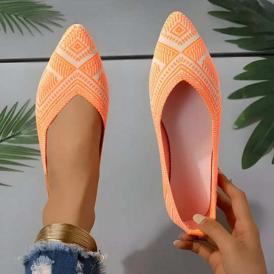Laura | Flache Schuhe für Frauen aus Strick EB