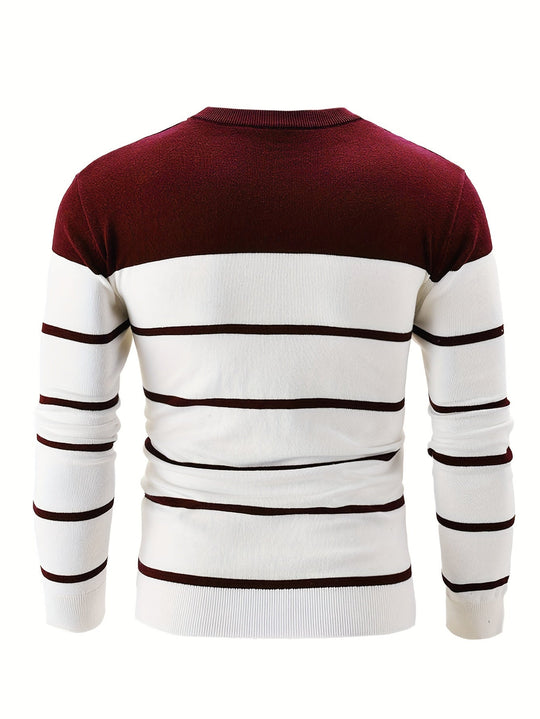 EB | Gestreifter Pullover Baumwolle Klassisch und Komfortabel