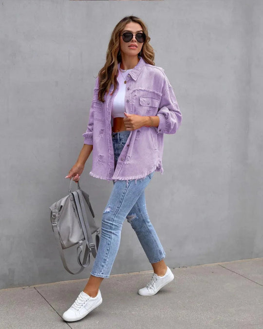 EB | Damenbluse Aus Denim